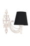 Opviq Gloria Lámpara de pared Negro y Blanco
